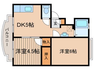 ツインハイツの物件間取画像